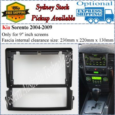 For 9 Nine Inch Screen Fascia facia Fits KIA Sorento 2004-2009*