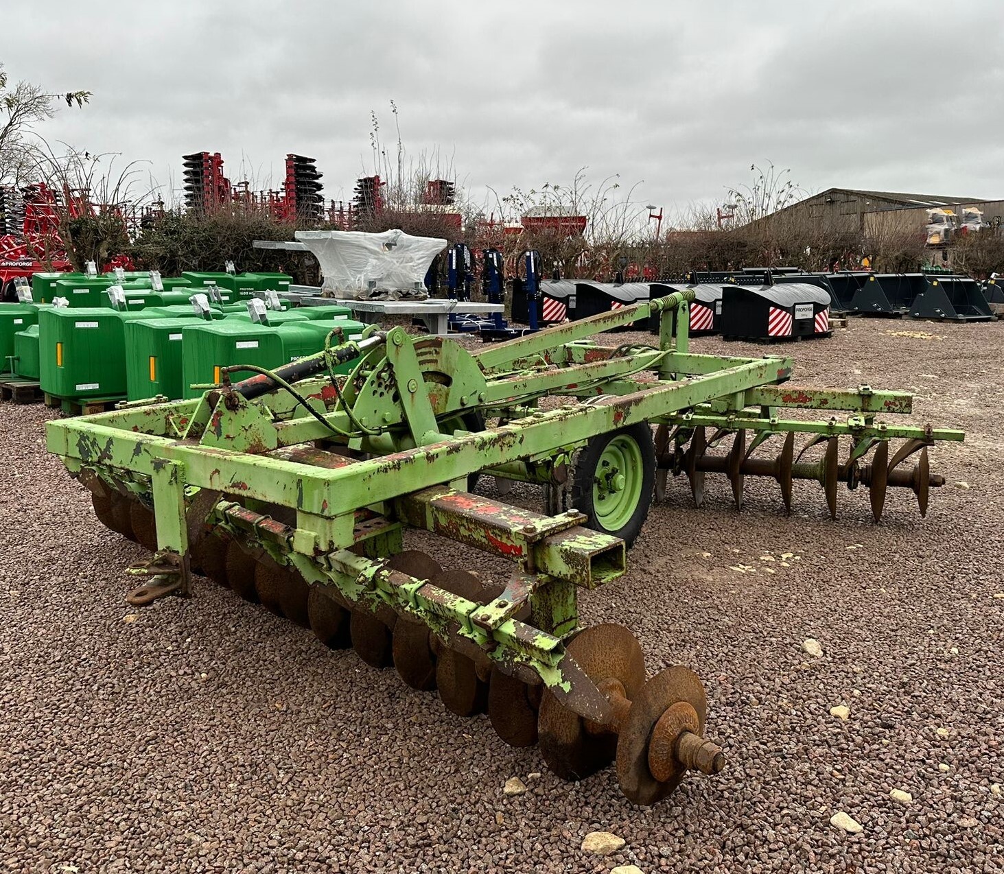 DOWDESWELL PETTIT 12ft (3.6 metre) Rigid Offset Disc Harrows eBay