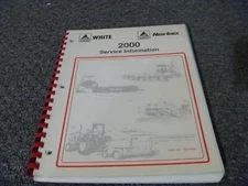 2000 Agco White New Idea Service Repair Information Updates Manual PN 79018498