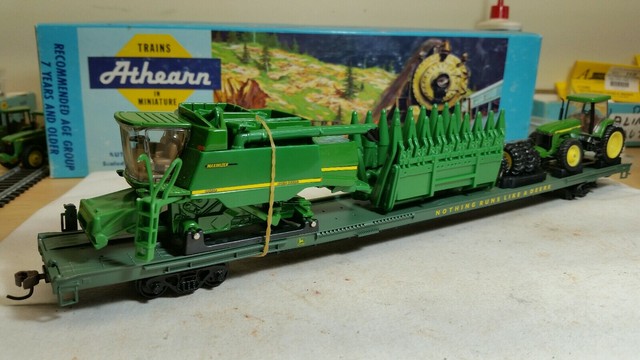athearn john deere ho scale train set