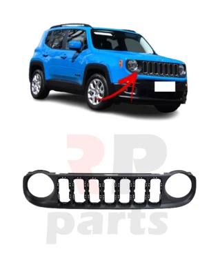 FOR JEEP RENEGADE 2014-2019 NEW FRONT UPPER GRILLE BLACK 5XB15LXHAA - Image 1 of 4