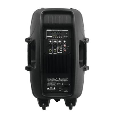 CASSA ACUSTICA PASSIVA 800W WOOFER 38 CM 15" FULL RANGE ABS CON TROLLEY - View #5