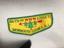 Na-Tsi-Hi OA Lodge 71 standard issue Flap BSA Patch