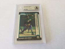 Mark Mulder Signed Autographed Card Slabbed Encapsulated Beckett BAS COA b