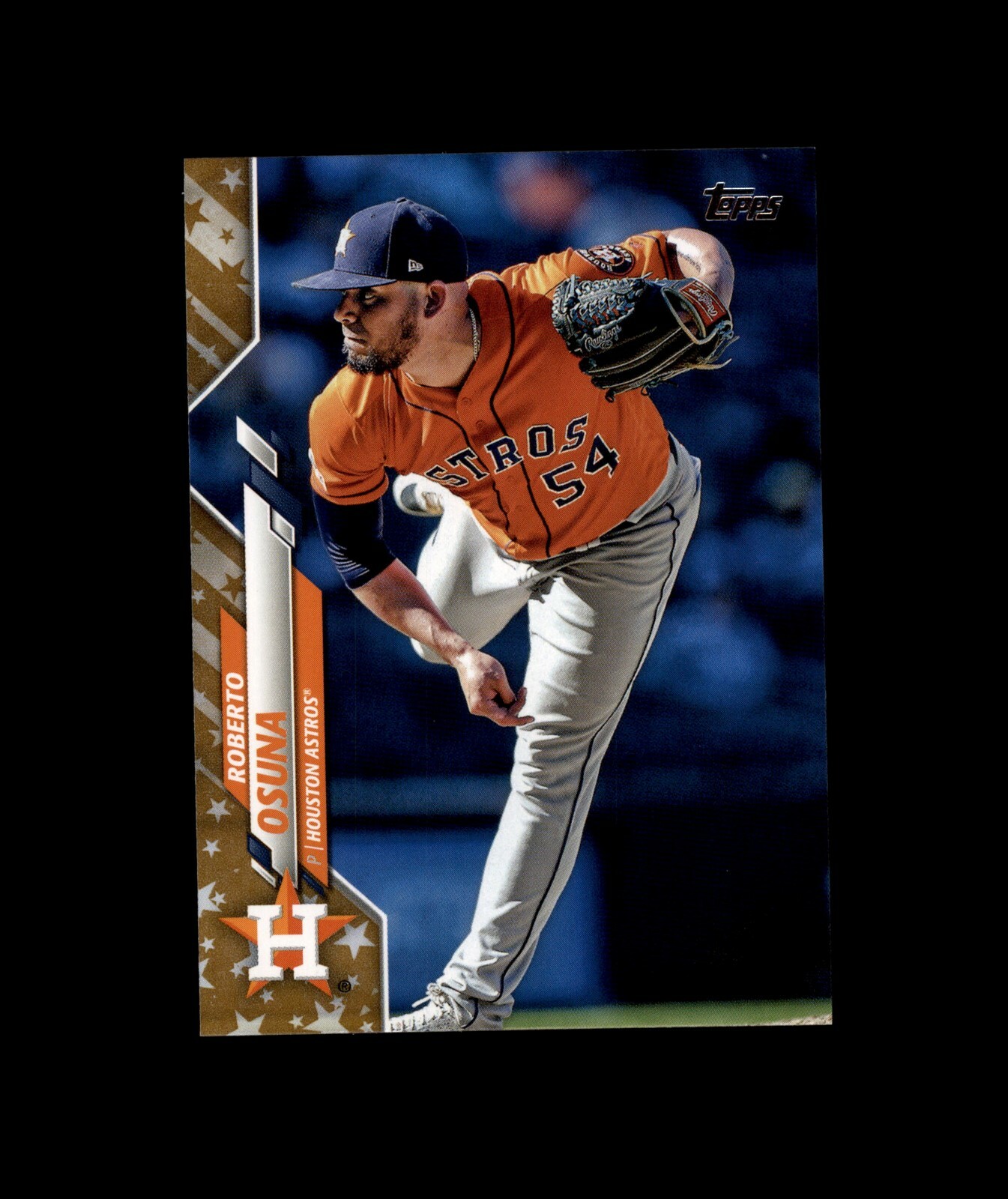2020 Topps Factory Set ROBERTO OSUNA Gold Star Parallel Astros #141
