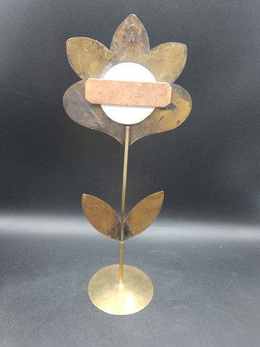 Jean Vinay (1907-1978): "flower" mirror on copper foot. Circa 1960 H 44.5 cm - Picture 6 of 9
