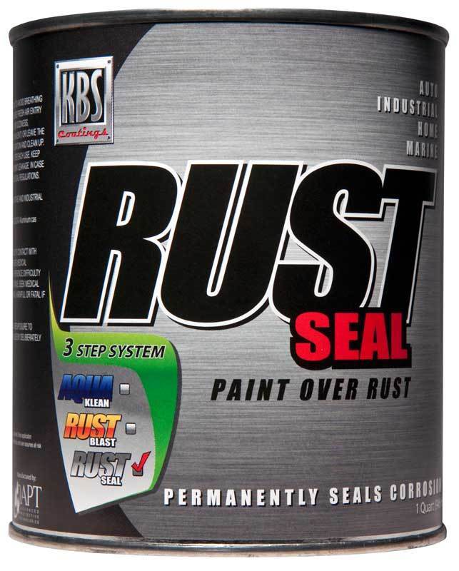 KBS RustSeal Rust Preventive Corrosion Barrier Coating - Gloss Black - Quart