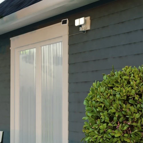 Vaxcel Lighting T0722 Outdoor Security Double Light 10-1/4"W LED - White - Picture 5 of 12