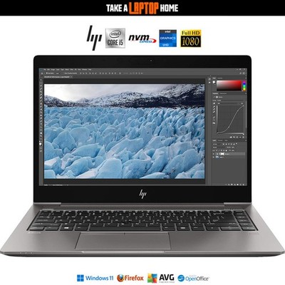 HP ZBook Gaming Laptop QuadCore i5 4,1GHz 20Gb Ram Full HD Win11 Pro NVMe SSD