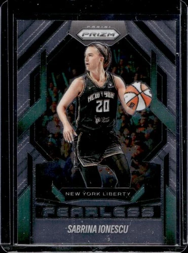 2025 Panini WNBA Prizm Sabrina Ionescu Fearless #1 Liberty