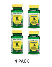 4 PACK Spring Valley Extra Strength Vitamin B12 Metabolism 5000 mcg, 45 Count