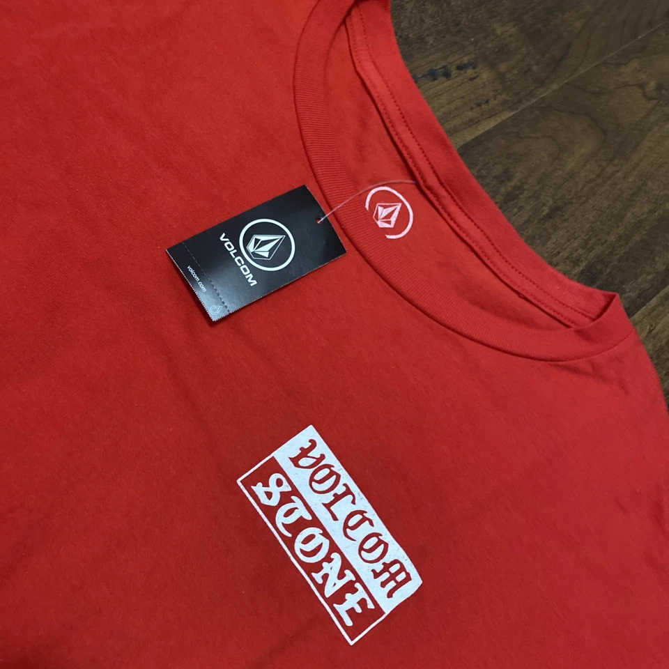 NWT Volcom Add It Up Short Sleeve Tee Red Size XL. C1 - Image 2 of 4