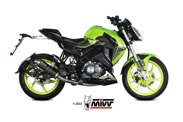 Mivv Gp Auspuff Komplettanlage Passend FüR Keeway Rkf 125 2021-2024-image