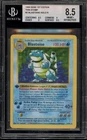 Pokemon Blastoise Base Set Shadowless 1st Ed Thin Stamp Holo Rare #2 BGS 8.5