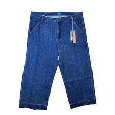 Jag Jeans Sophia 20W New Tags High Rise Wide Leg 29" Inseam Raw Hem $98 Retail