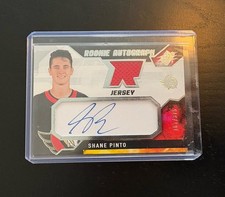 2021-22 SPx Rookie Auto Jersey /375 Shane Pinto #SP OTTAWA SENATORS HOT