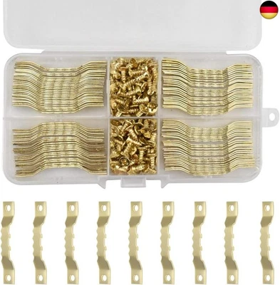 MARKE KISSRAL Kissral Bildaufhänger 100 Stück Zackenaufhänger Schrauben Sägezahn Bilderrahmen