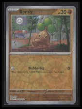 Pokemon SV03: Obsidian Flames #110/197 Bonsly Reverse Holo TCG Card
