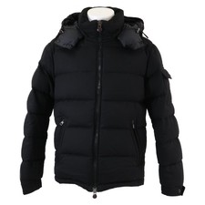 MONCLER MONTGENEVRE Wool hooded down jacket Jacket 3 black