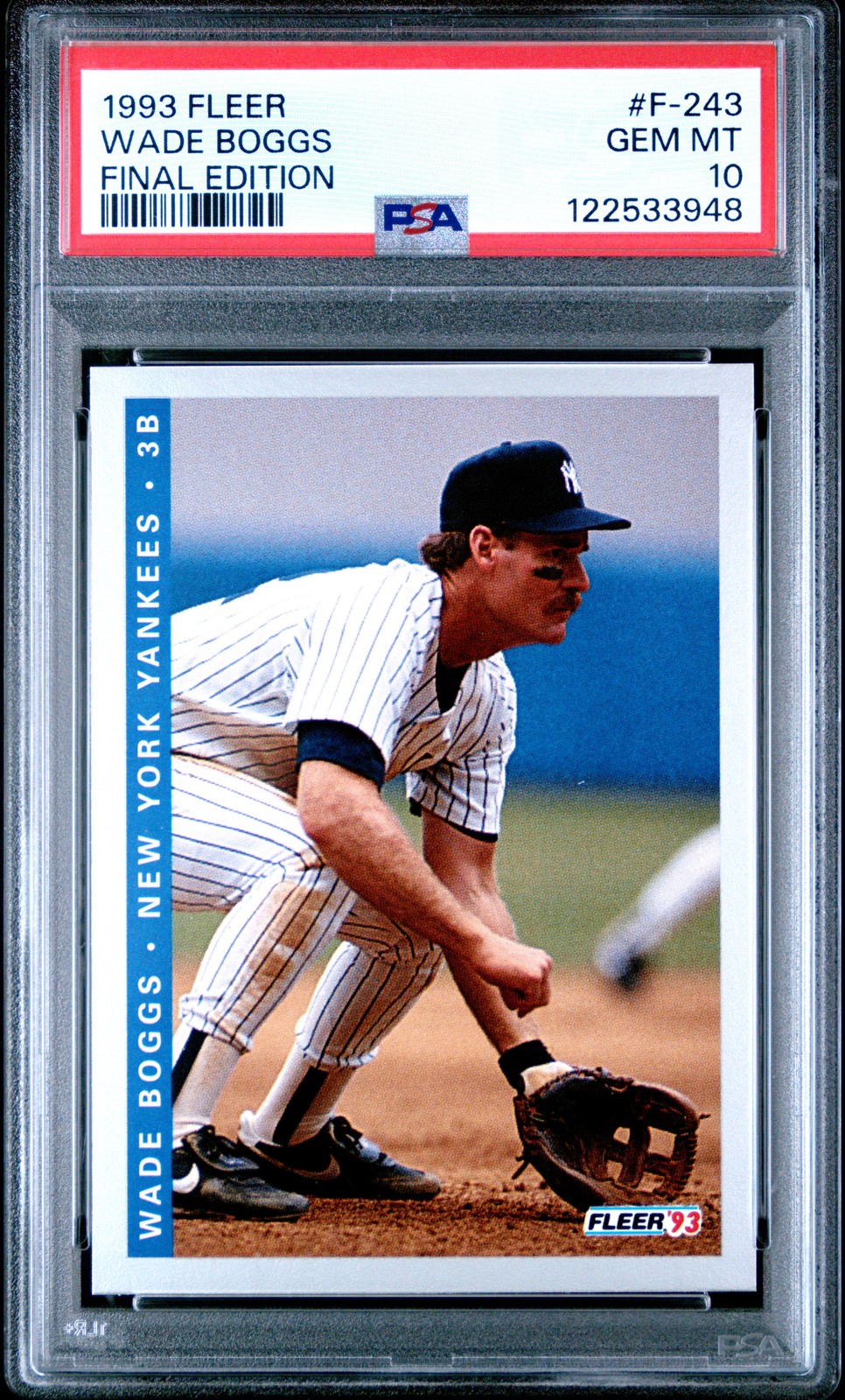 1993 Fleer Final Edition #F-243 Wade Boggs Final Edition PSA 10