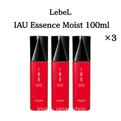 [3 Pack] LebeL IAU Essence Moist 100ml Leave-In Hair Treatment Made in Japan