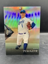 2014 Bowman Platinum #BPCP7 Kyle Zimmer Chrome Prospects Refractors