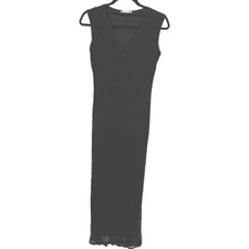 Windsor Black All Over Lace Sleeveless Maxi Dress Size Medium Fairy Whimsigoth