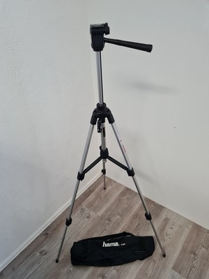 Stativ Hama Profil 81 höhenverstellbar mit Kurbel Tasche Zubehör #246600