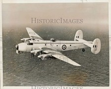 1951 Press Photo RAF Shackleton" aircraft in flight - nei21929