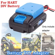 For Hart 20V Lithium Li-ion Battery Convert DIY Connection Power Output Adapter