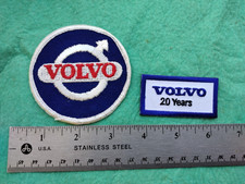 Vintage Volvo 20 years Tech Dealer Service Hat Shoulder Patch set
