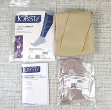 Jobst FarrowWrap 4000 Compression Leg Piece and Sock Tan Medium Wide