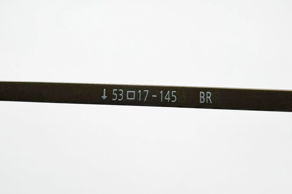 Timex 2:13PM Brown 53-17-145 Oval Metal Full-Rim Designer Eyeglasses Frames - Image 4 of 4