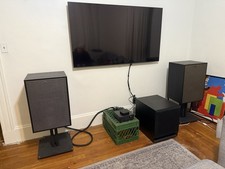 Klipsch Heresy IV Speakers Black Excellent Condition