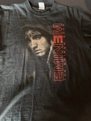 The Eminem Show T-shirt Mens M Rap Tee Concert Tour Y2K 2000s vintage concert t-shirt, vintage, single stitch, B+ condition