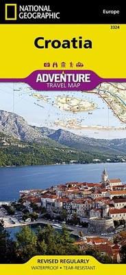 Croatia Map: Adventure Maps by Nat Geo Maps (English) Folded Book