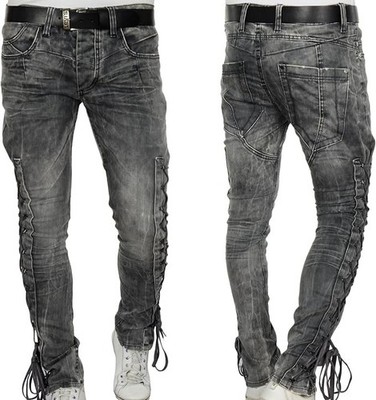 Cipo & Baxx Men's Grey Jeans 0897