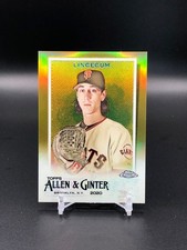 2020 Topps Chrome Allen & Ginter - Tim Lincecum - Gold Refractor /50