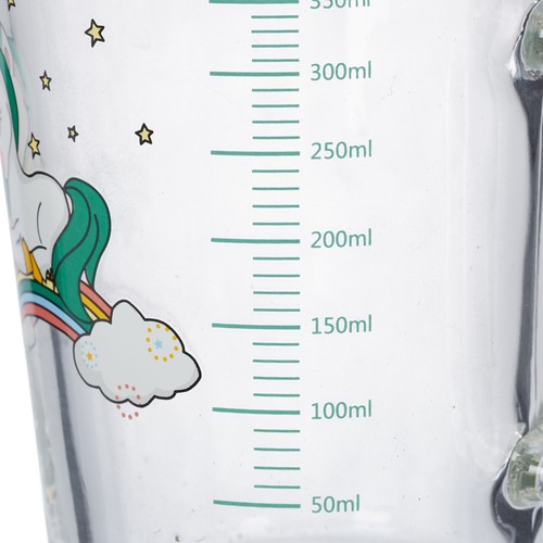 Kindergläser Kinder Trinkbecher Henkel Trinkglas Glas mit Strohhalm 400 ml - Bild 9 von 10