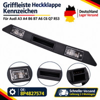 Griff Heckklappe Griffleiste Kennzeichenleuchte FüR Audi A3 8P A4 B6 B7 A6 C6 Q7
