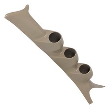 Glowshift Tan Triple Pillar Gauge Pod Fits 1999-2007 Ford F250 F350 Super Duty Glowshift Tan Triple Pillar Gauge Pod Fits 1999-2007 Ford F250 F350 Super Duty