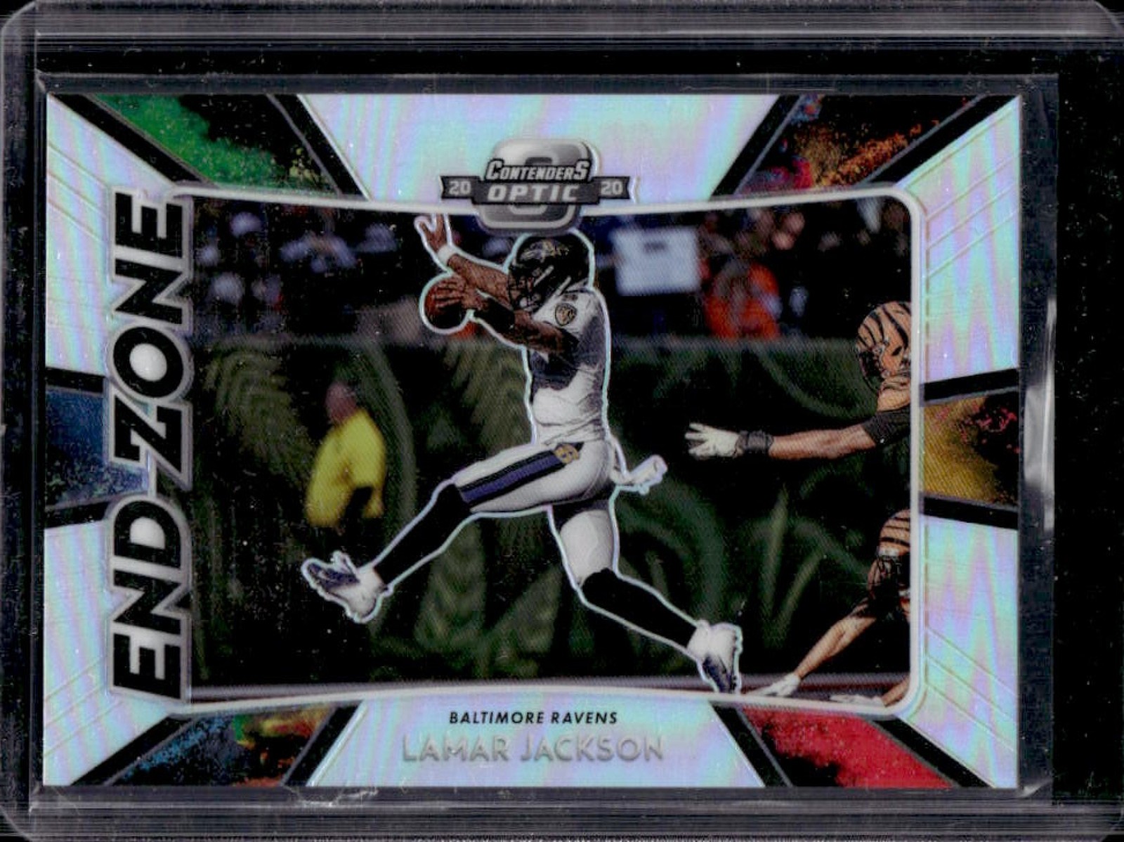 2020 Panini Contenders Optic Lamar Jackson End Zone #EZ2 Ravens