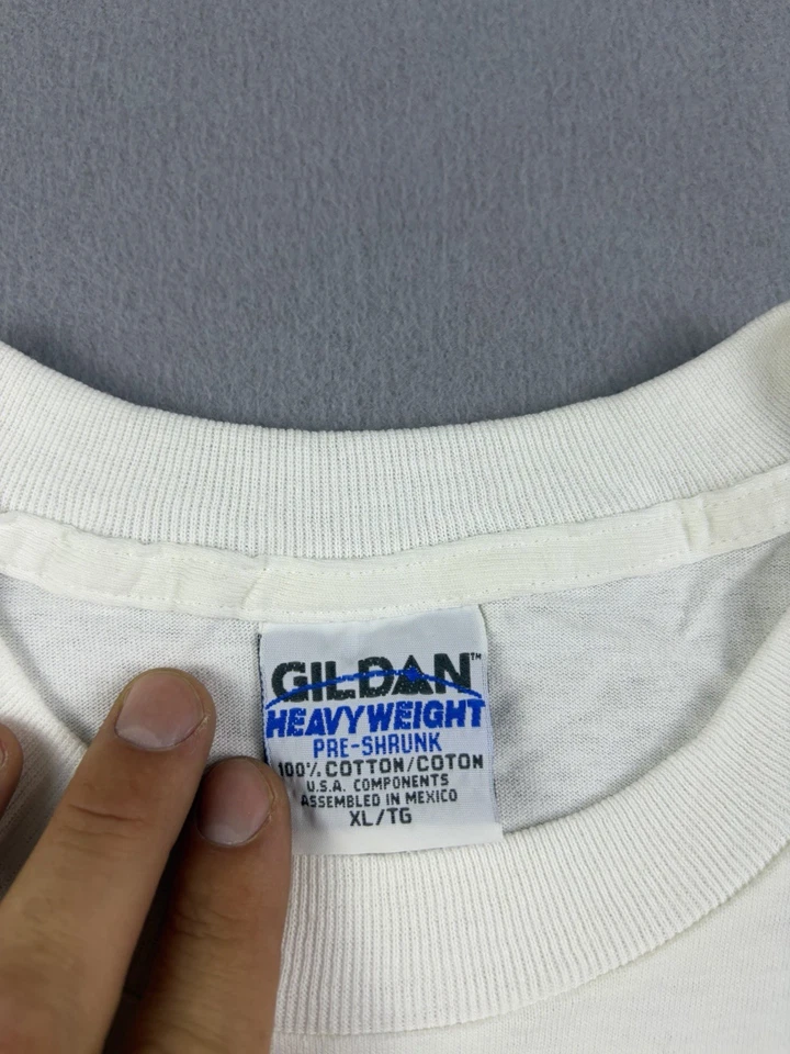 Camisa Tenis Prince Vintage Talla Extra Grande Gráfica Retro Camiseta Hecha en EE. UU. Años 90 Foto 3 de 4