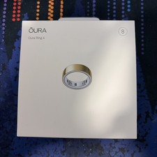 Oura Ring Gen 4, Size 8, Gold