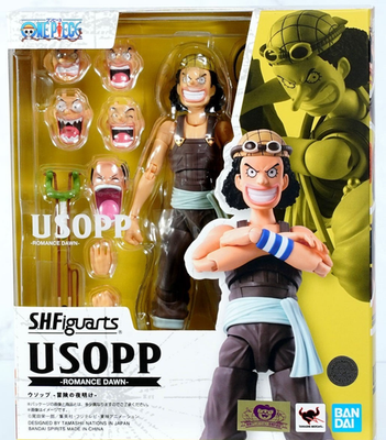 #ad Bandai S.H. Figuarts SHF Usopp ROMANCE DAWN One Piece US SELLER in stock $81.99