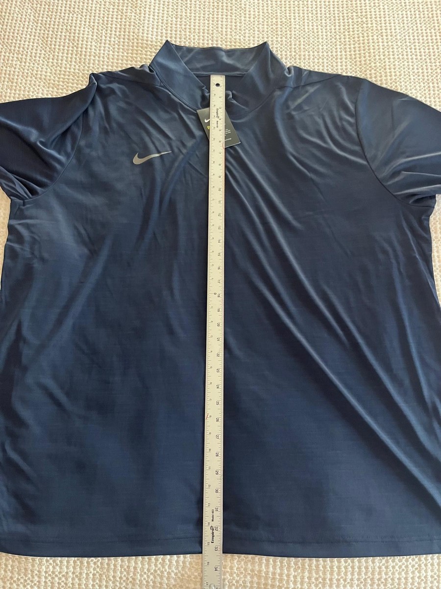 Nike Golf Dri-FIT 1/4 Zip Pullover Men's Gray Black Size Large L