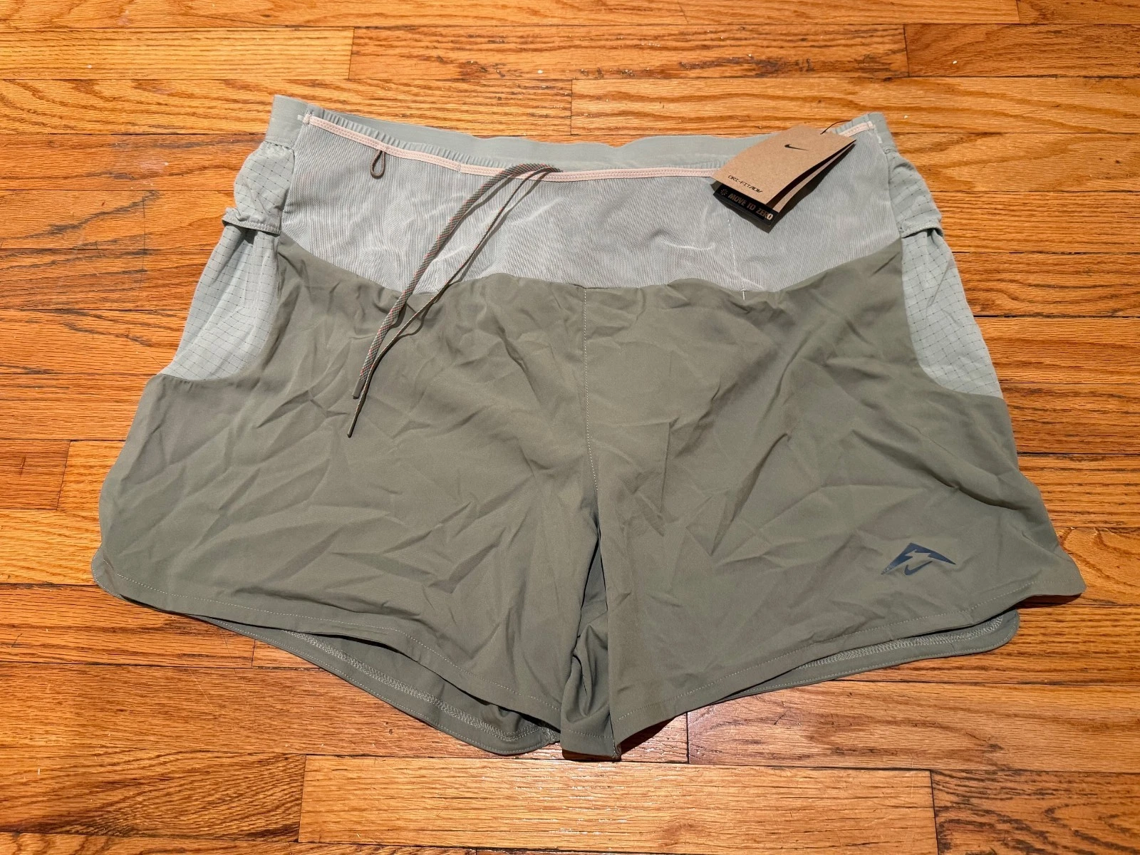 NIKE TRAIL Second Sunrise Men's 5" Brief-Lined Running Shorts XL HJ3572-320 NWT