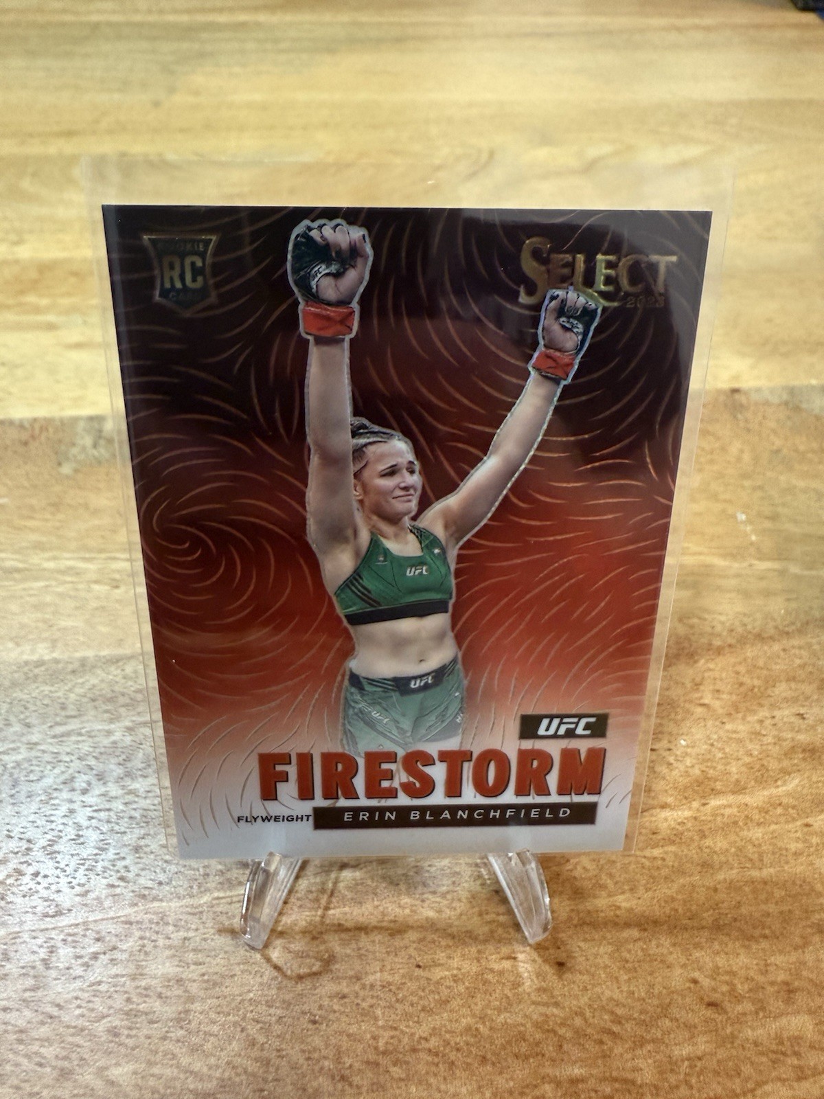 2023 Panini Select UFC - Firestorm Erin Blanchfield #8 (RC)