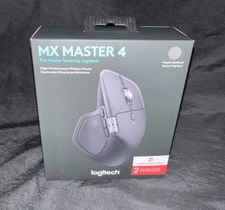 Logitech MX Master 4 High-Performance Wireless Mouse - Black - 910-007561