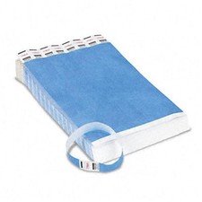 Advantus 75513 Crowd Management Wristbands Sequentially Numbered Blue 500 per...